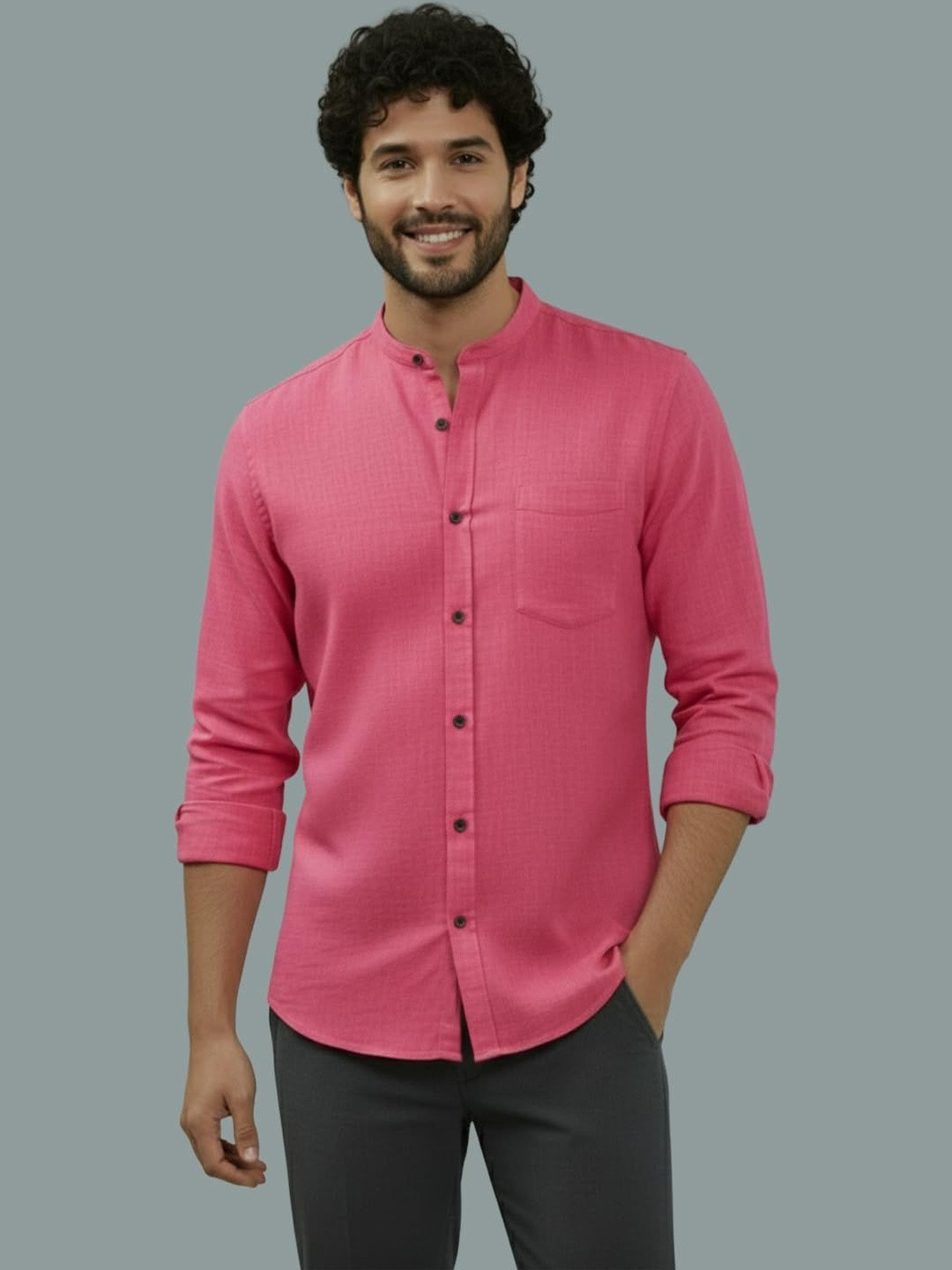 Vida Loca Men Smart Slim Fit Casual Shirt