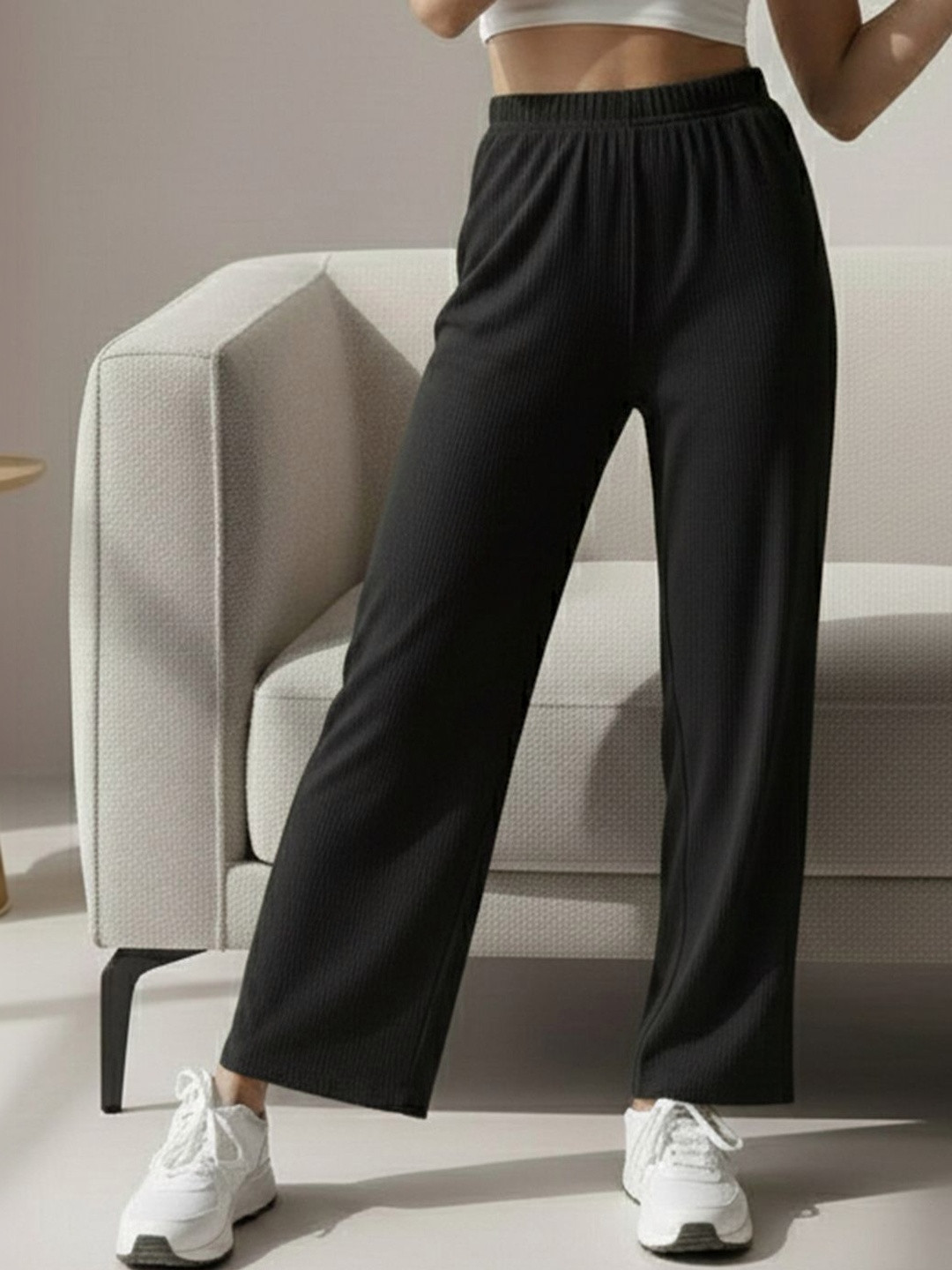 Moda Rapido Women Comfort High-Rise Trousers