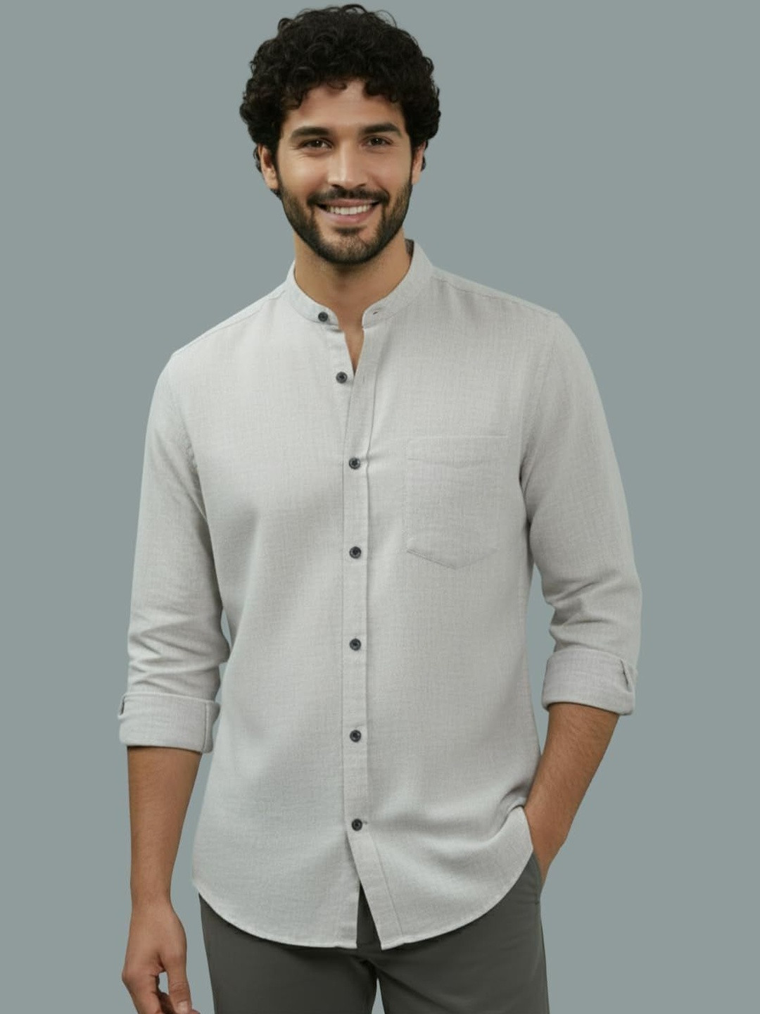 Vida Loca Men Smart Slim Fit Casual Shirt