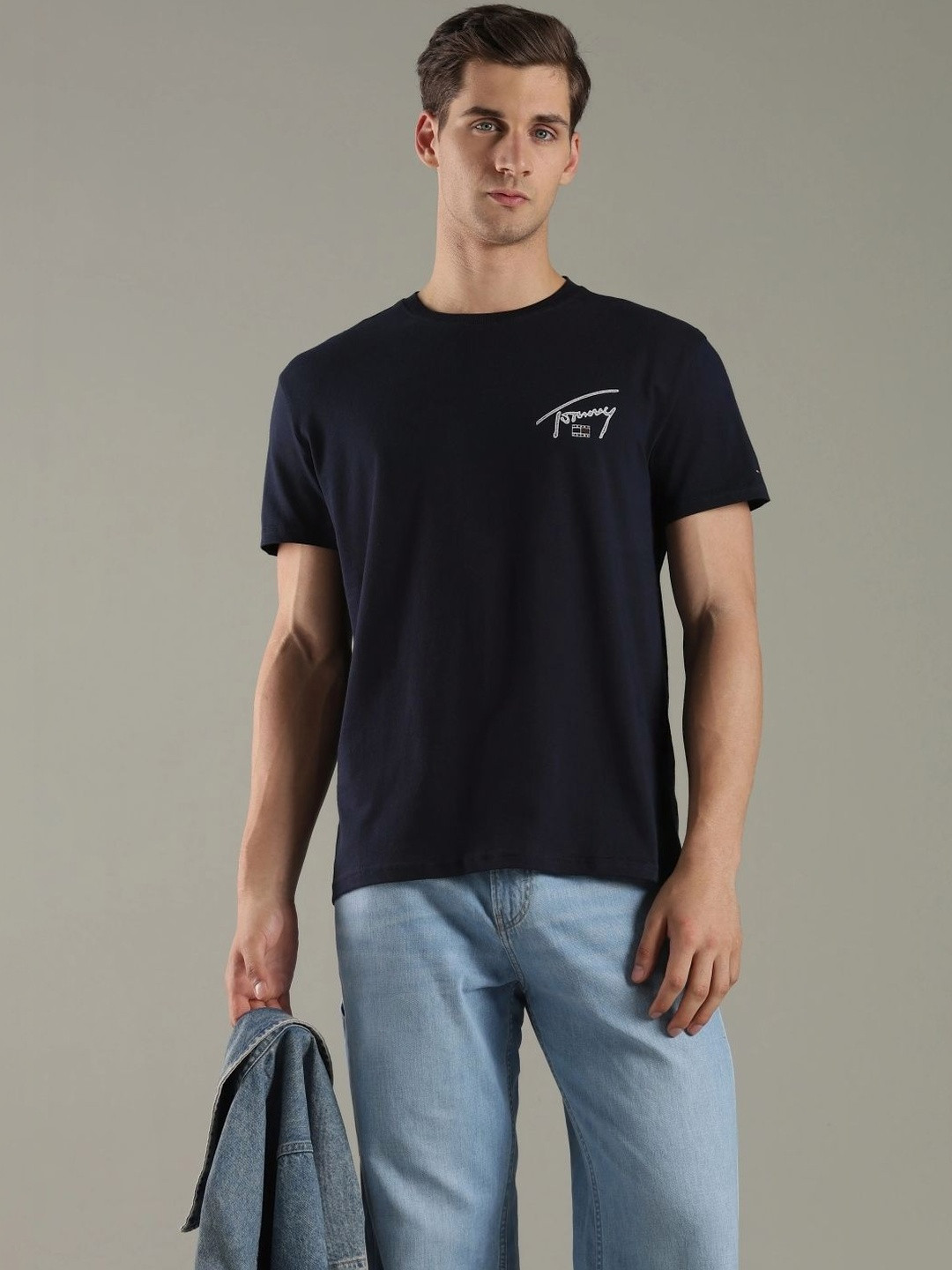 Tommy Hilfiger Men Typography Printed T-shirt
