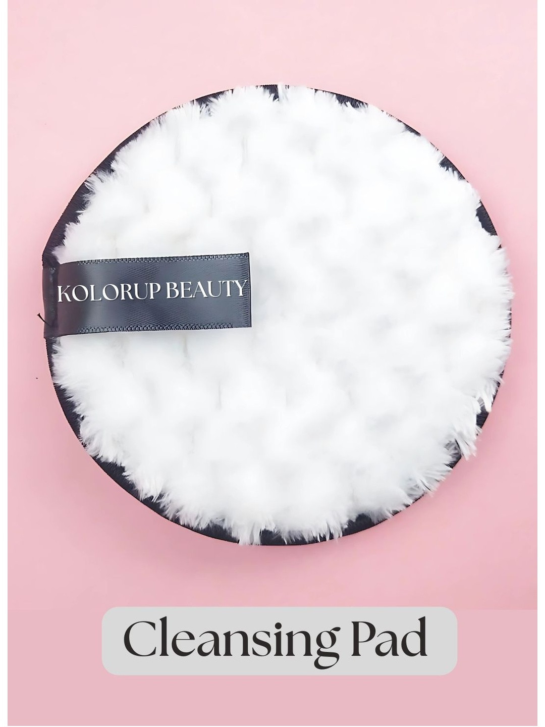 KOLORUP BEAUTY Reusable Makeup Remover Pad, Ultra-Soft Face Cleansing Pad - White