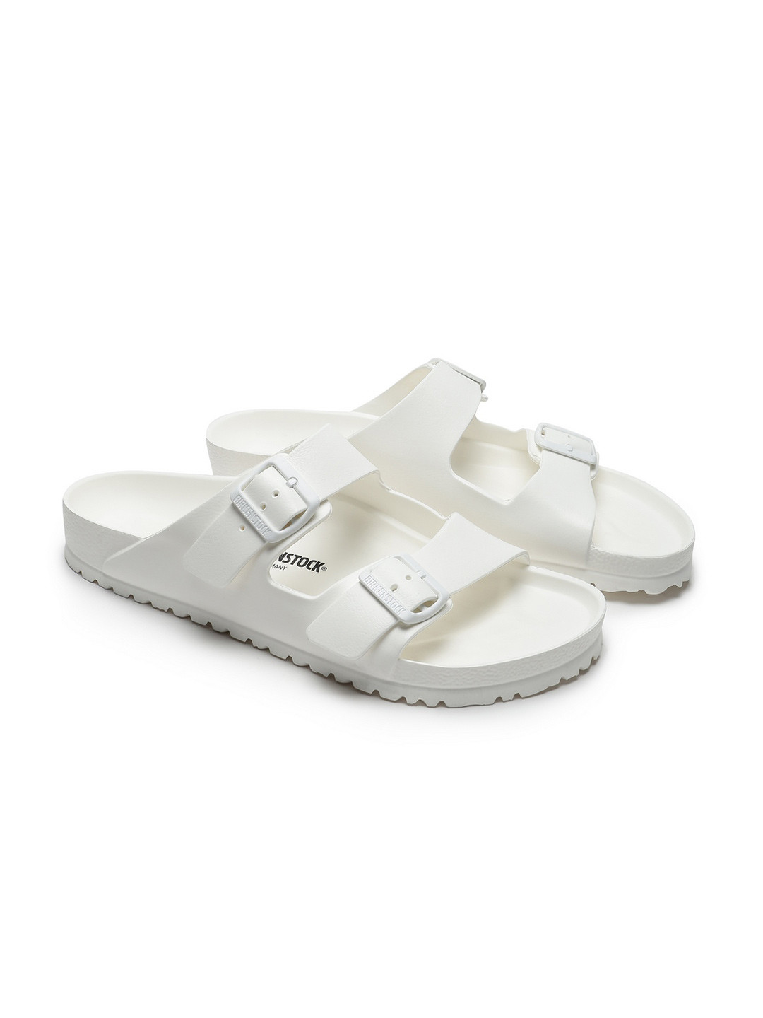 Birkenstock Unisex White Arizona Eva Open Toe Regular Width Flats