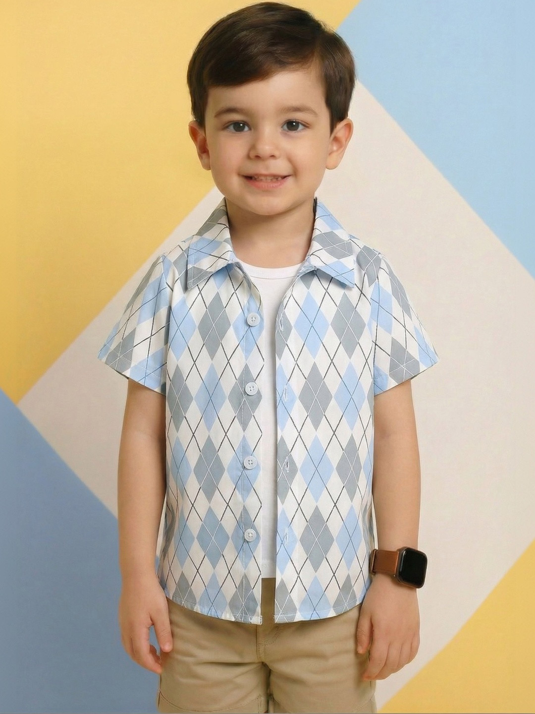 RAVYA TRENDZ Boys Classic Printed Casual Shirt