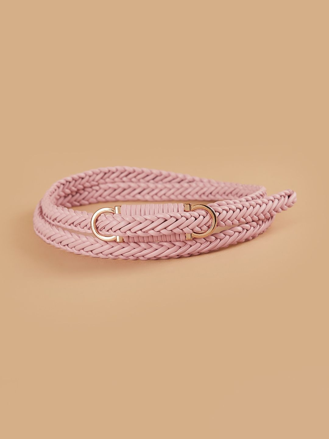 Ginger by Lifestyle Women Braided PU Belt