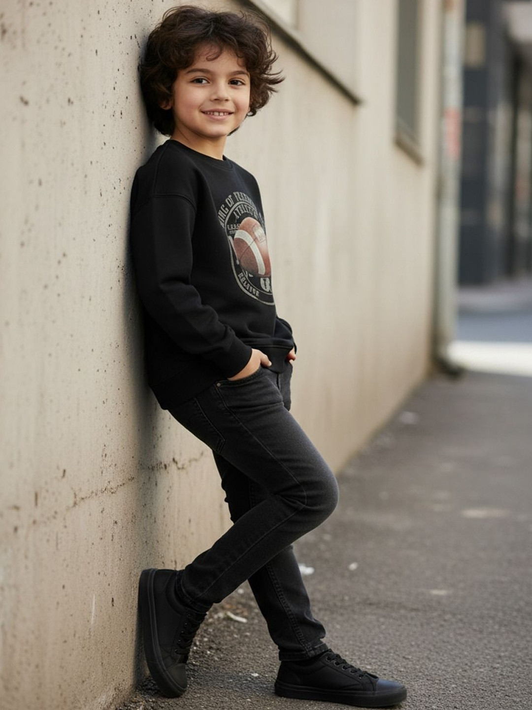 CODEZ Boys Printed Sweatshirt