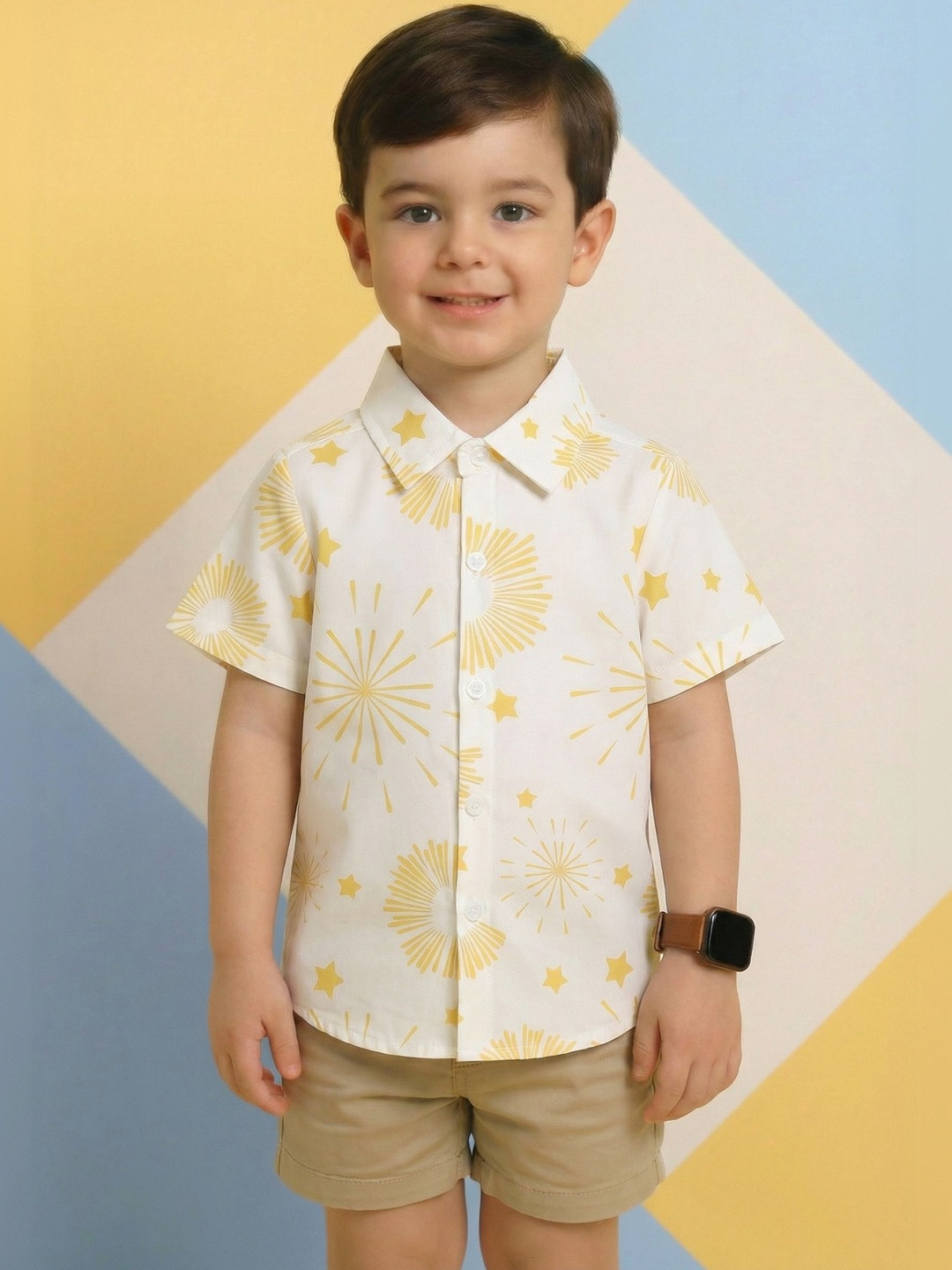 RAVYA TRENDZ Boys Classic Printed Casual Shirt