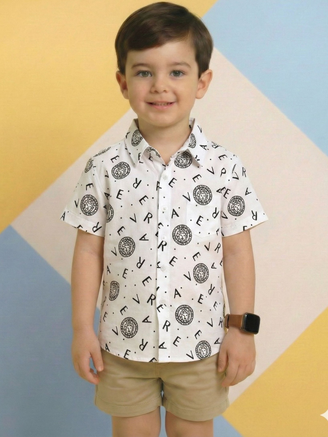 RAVYA TRENDZ Boys Classic Printed Casual Shirt