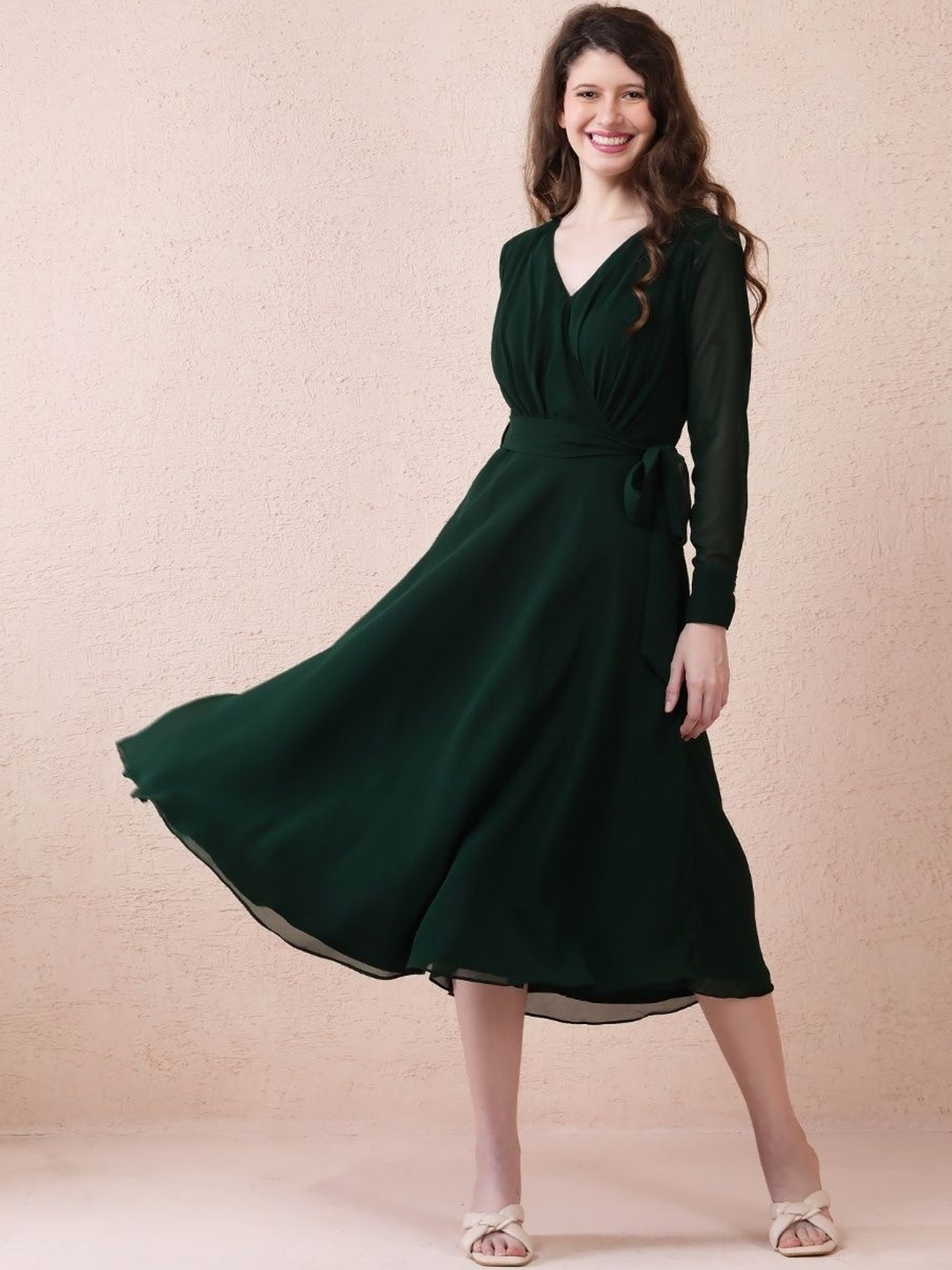 LECORA Georgette Midi Dress