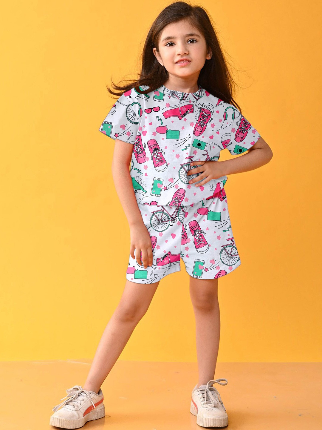 LITBABY Girls Printed Nightdress