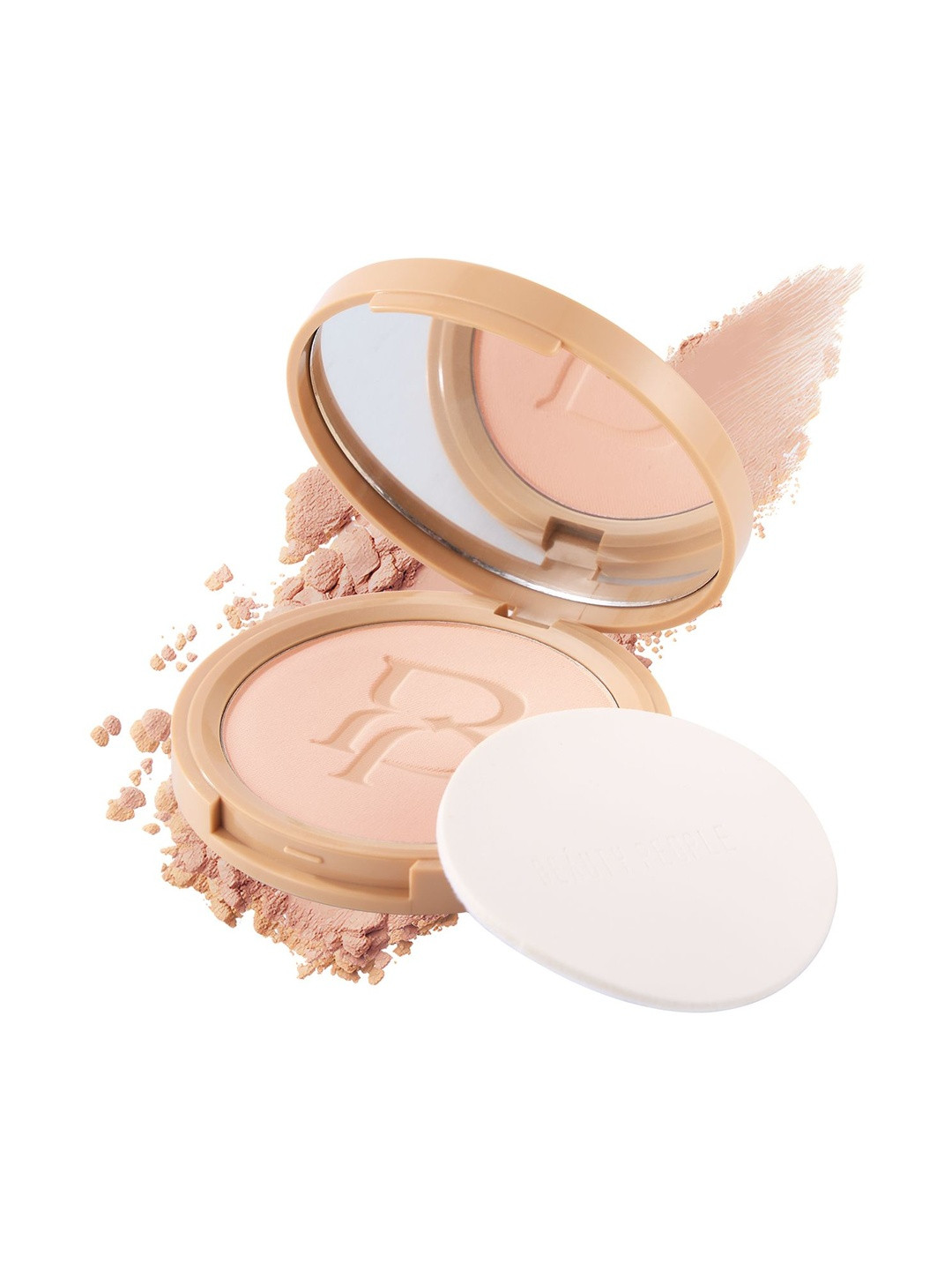 Beauty People Touch Up Compact Powder with SPF30 & Vitamin C -  Natural Sand 03