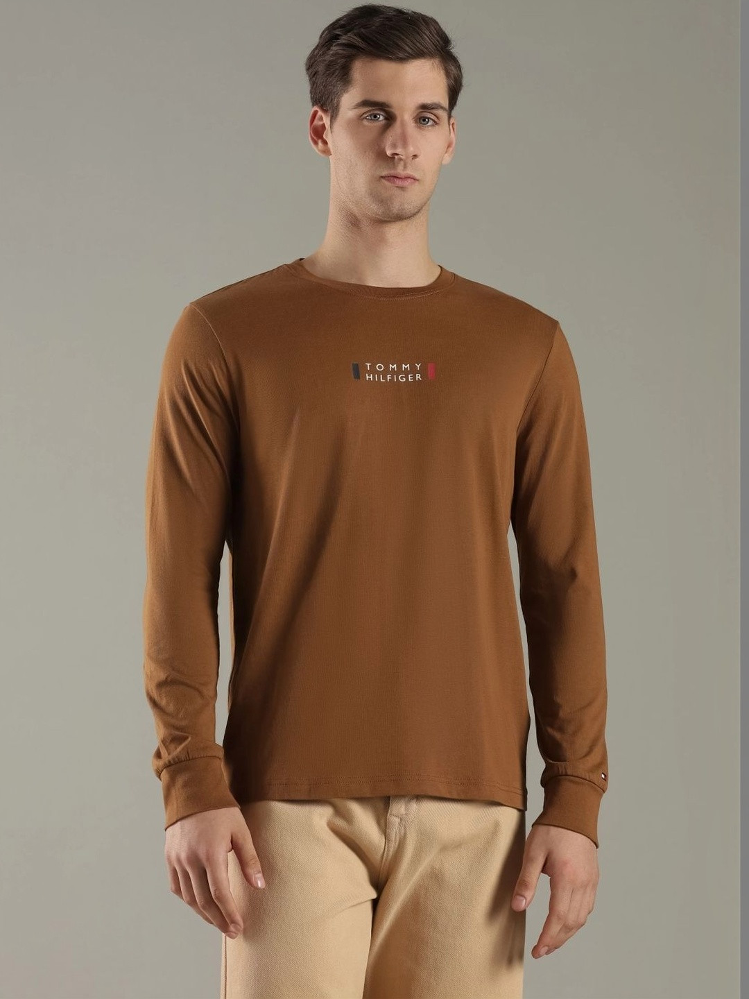 Tommy Hilfiger Men Brand Logo Printed T-shirt