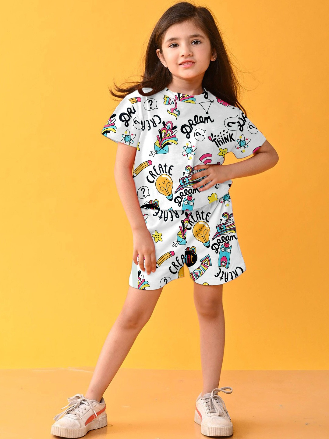 LITBABY Girls Printed Nightdress