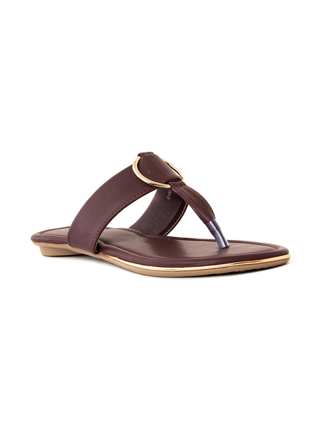 Khadims Women T-Strap Flats with Buckles