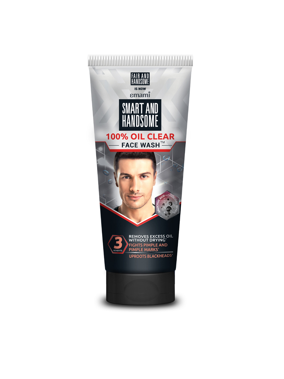 Smart and Handsome Instant Radiance Oil Clear Face Wash To Reduce Pimples & Blackheads 150g