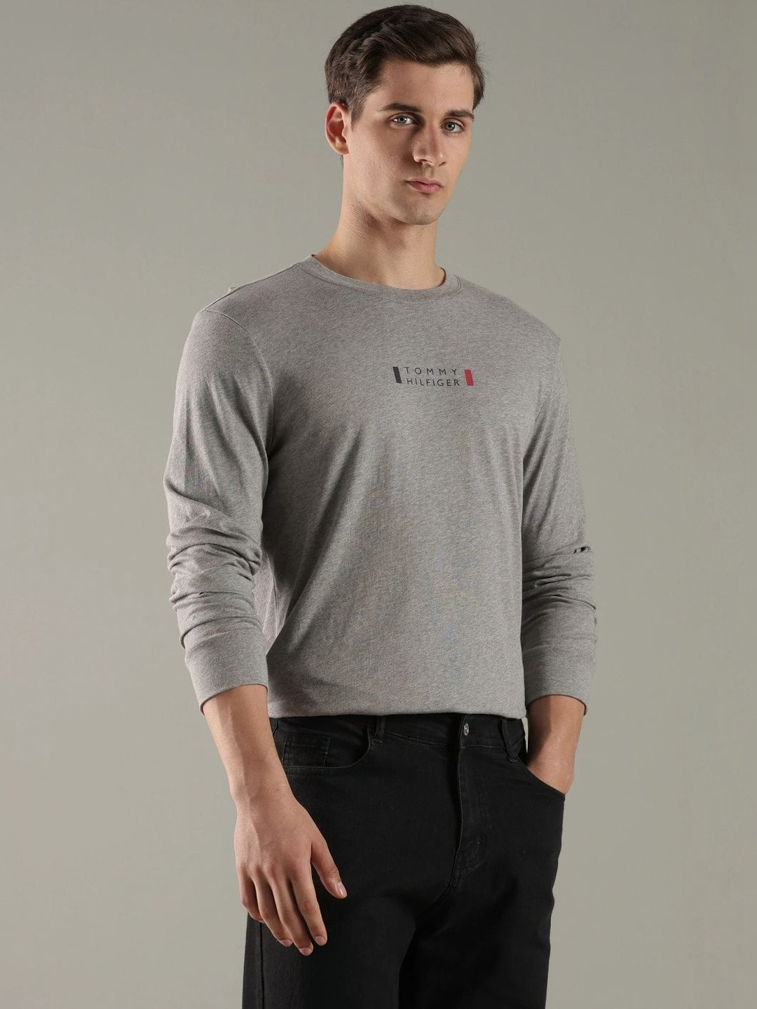 Tommy Hilfiger Men Brand Logo Printed T-shirt