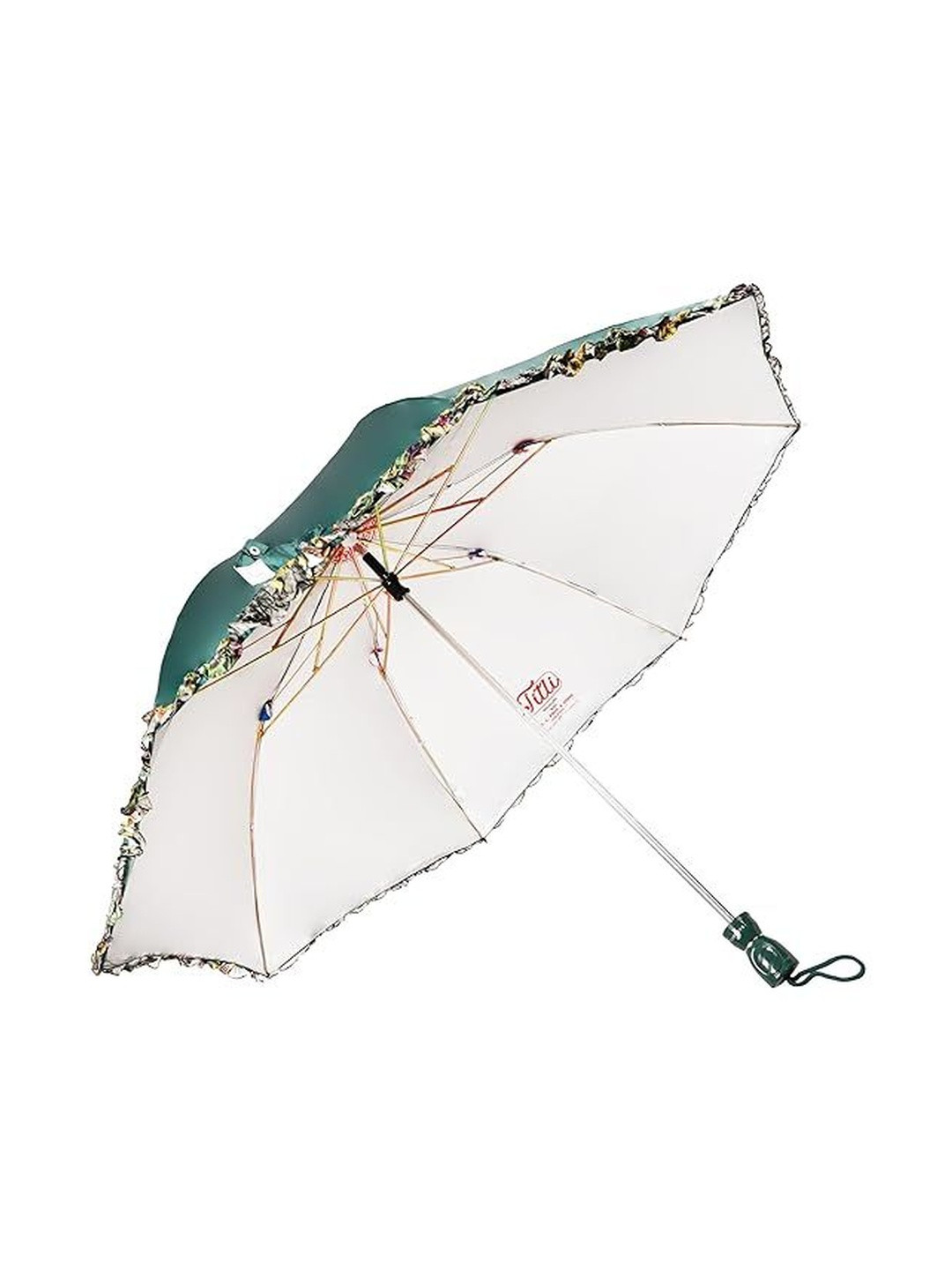 Adi K.C.Paul & Sons TITLY Multicolor 2 Fold large Manual Open Umbrella for daily use