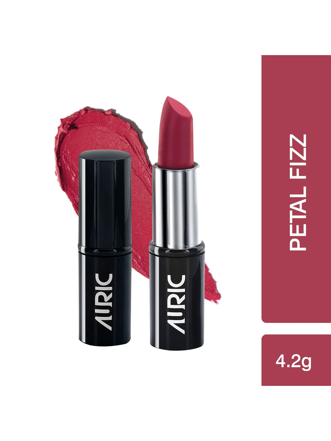Auric Beauty MoistureSeal Lipstick With Almond & Jojoba Oil - Petal Fizz