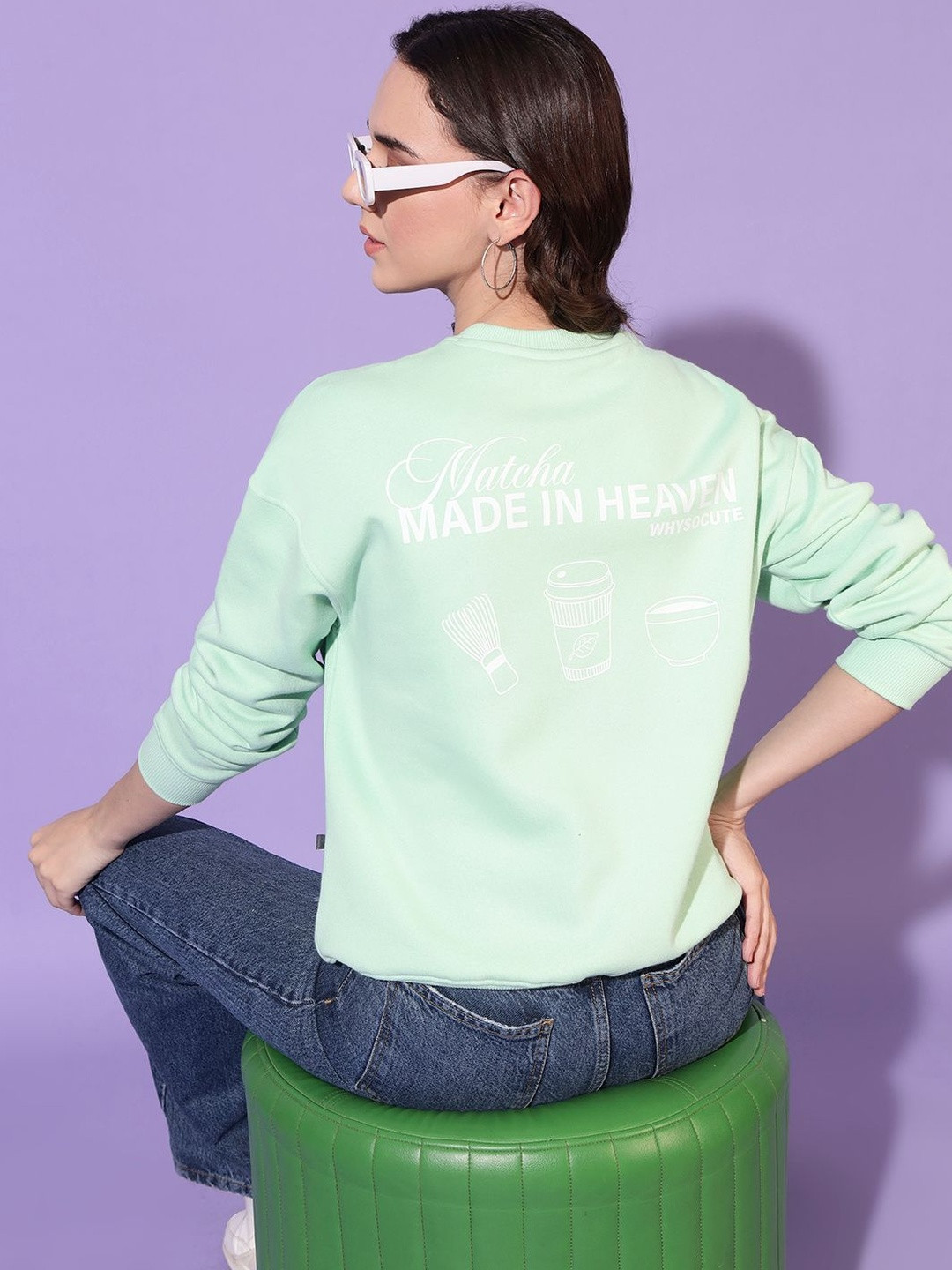 Blooming Tales Women Printed Sweatshirt