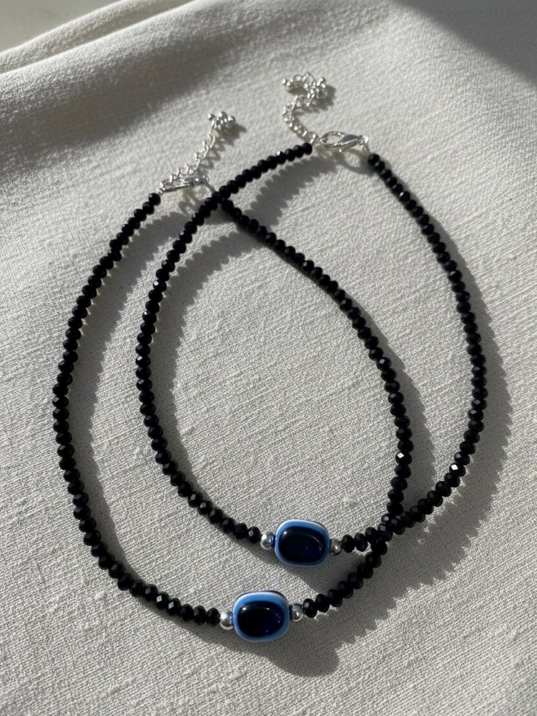 JEWELOPIA Gold-Plated Artificial Beads Anklet