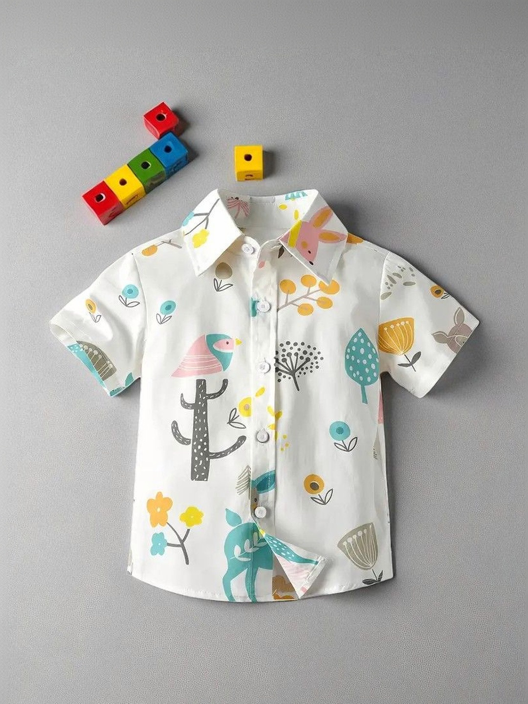 RAVYA TRENDZ Boys Classic Printed Casual Shirt