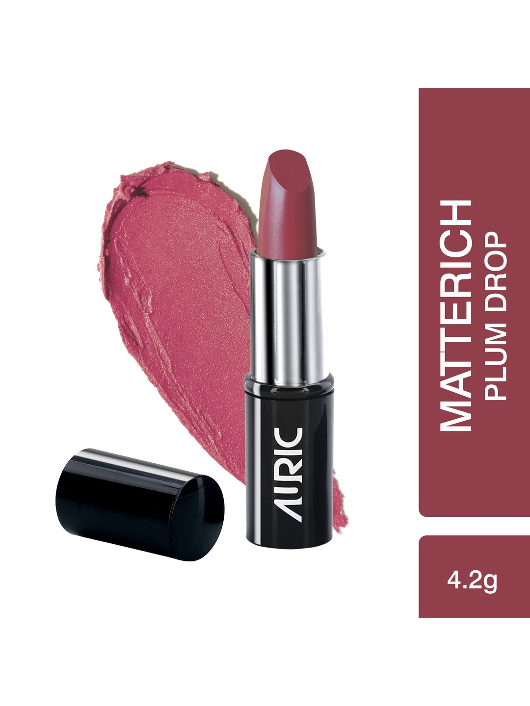 Auric Beauty MatteRich Long Lasting Lipstick - Plum Drop