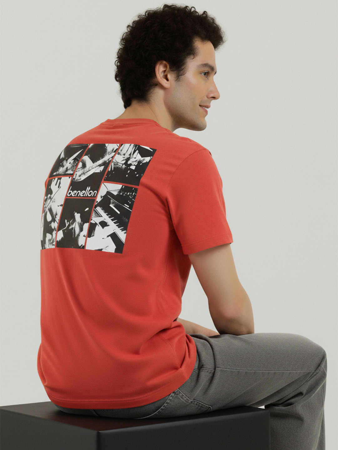 United Colors of Benetton Printed T-shirt