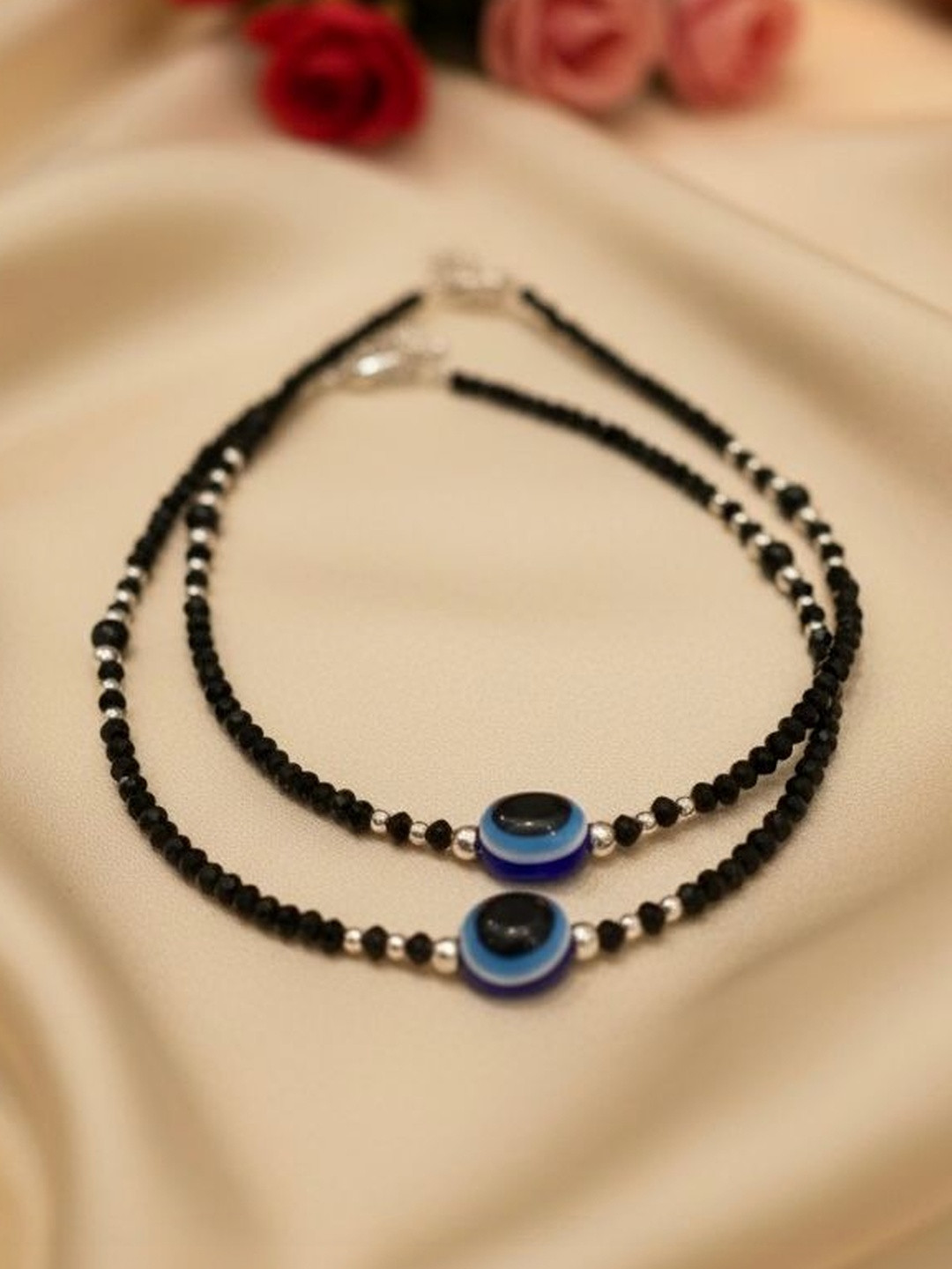 JEWELOPIA Artificial Beads Anklet