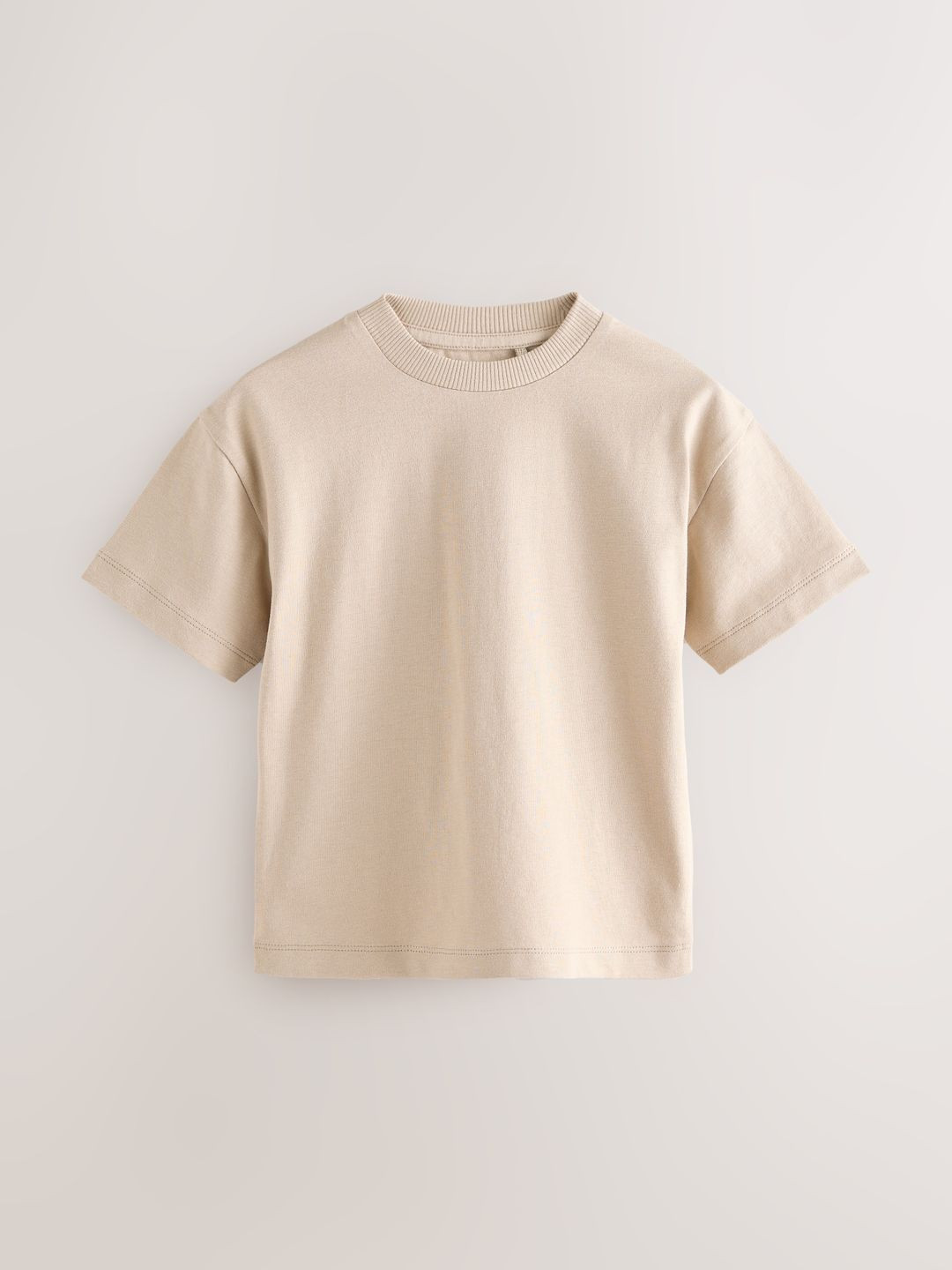 NEXT Boys Drop-Shoulder Sleeves Pure Cotton T-Shirt