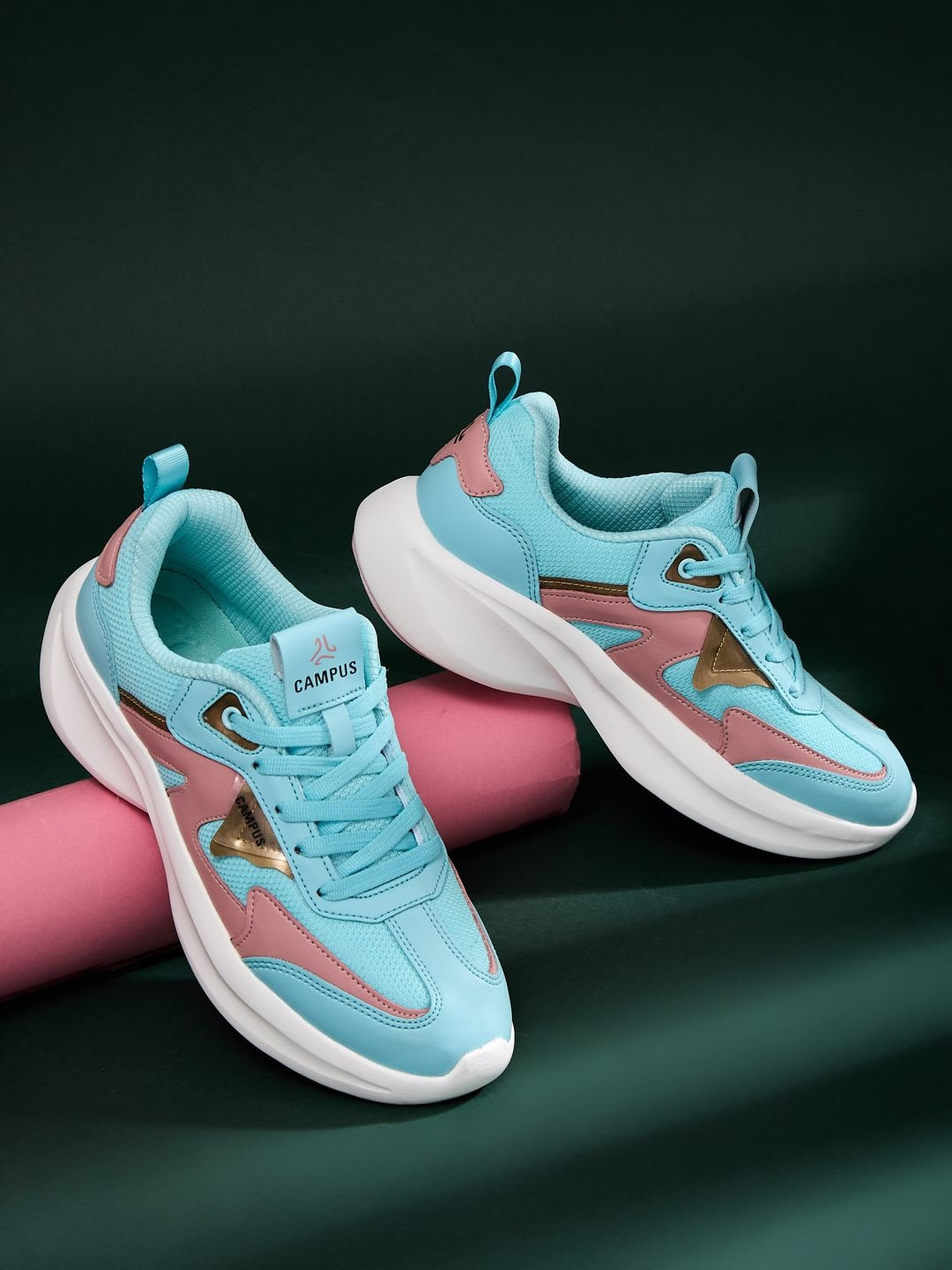 Campus FILT Women Colourblocked TPR Sneakers