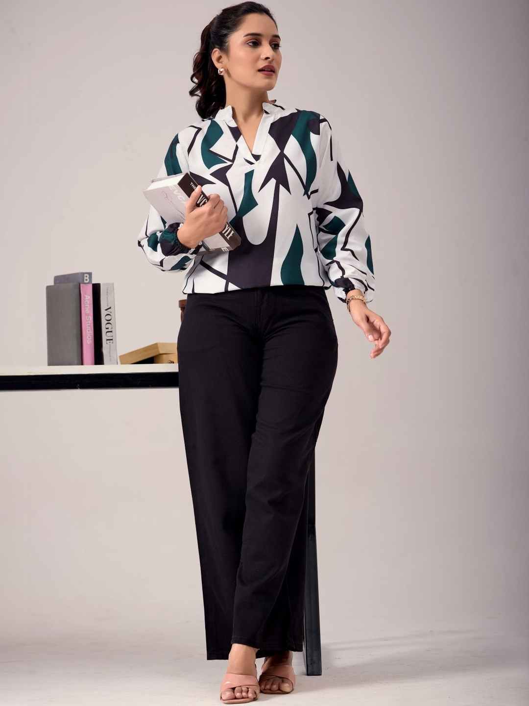 Kalee Print Top