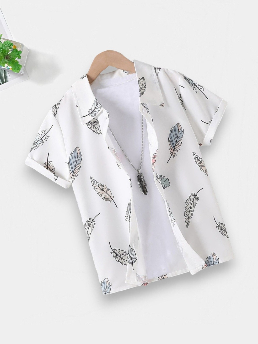 RAVYA TRENDZ Boys Classic Floral Printed Casual Shirt