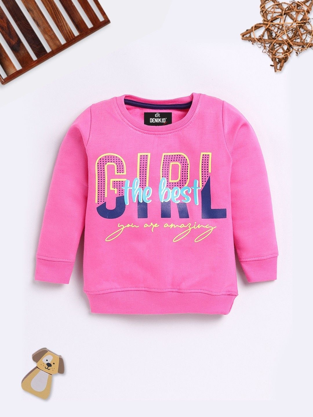 Here&Now X Denikid Girls Printed Sweatshirt