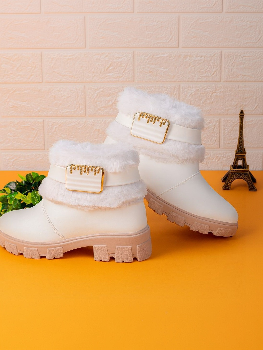 CST Lifestyle Girls Block-Heeled Winter Boots