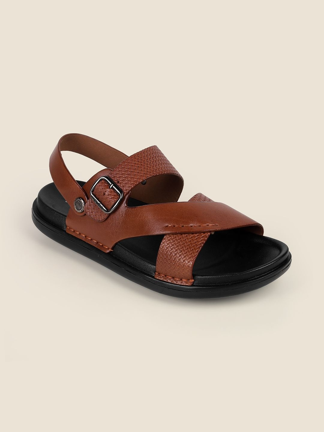 DAVINCHI Men Leather Comfort Sandals