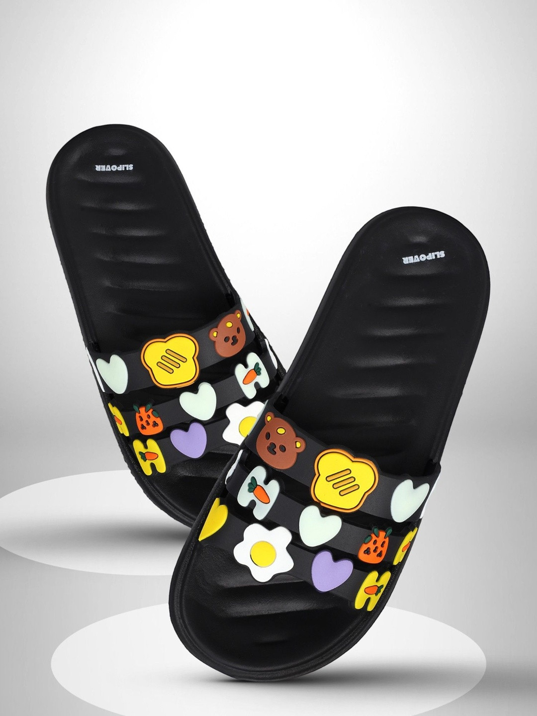 Slipover Women Printed Sliders