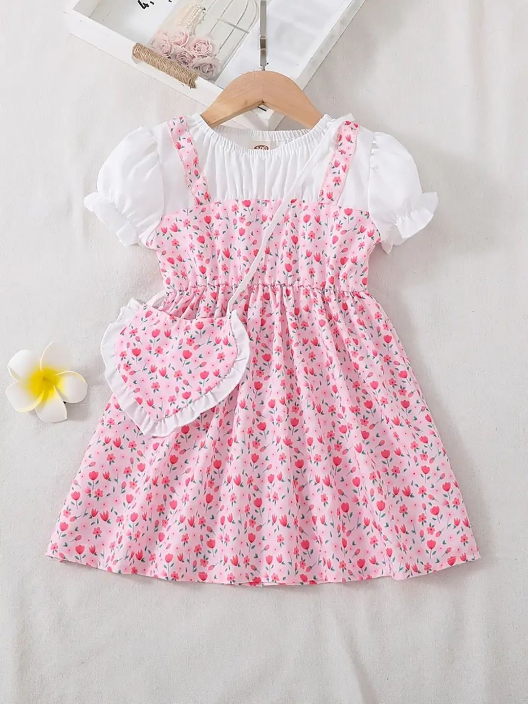 BAESD Floral Print Fit & Flare Dress