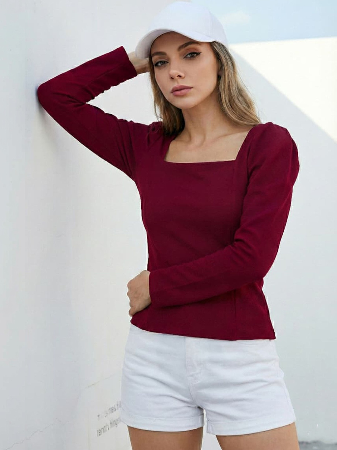 ZYNG Puff Sleeve Top