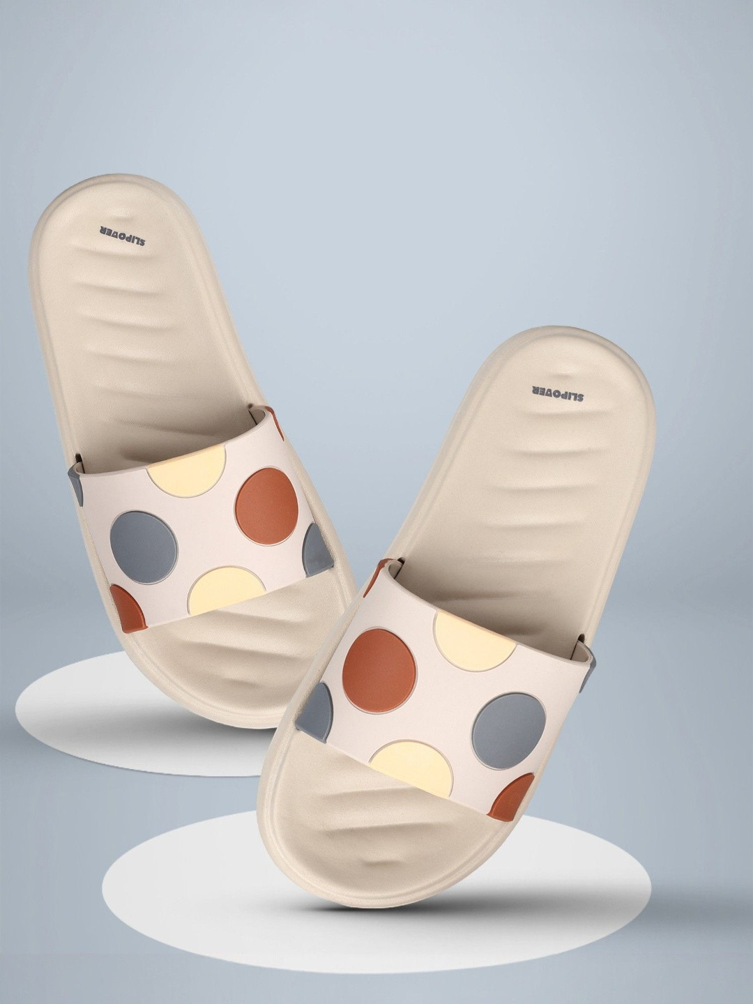Slipover Women Printed Sliders
