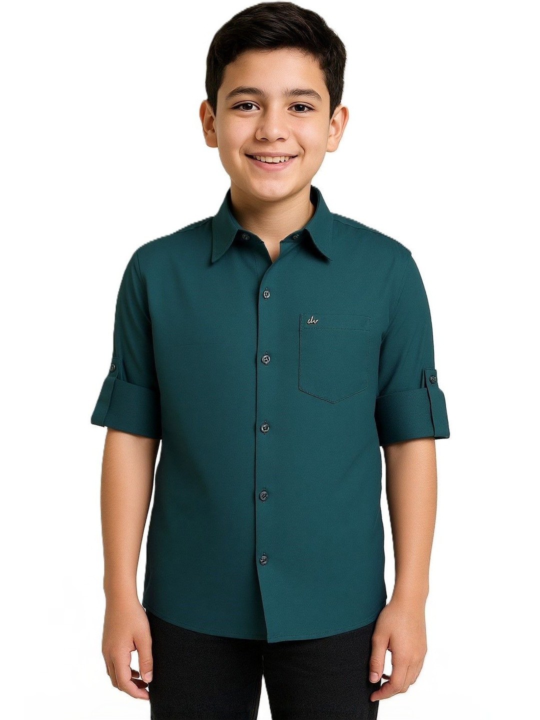 CHARCHIT Embroidered Cotton Long Sleeves Shirt