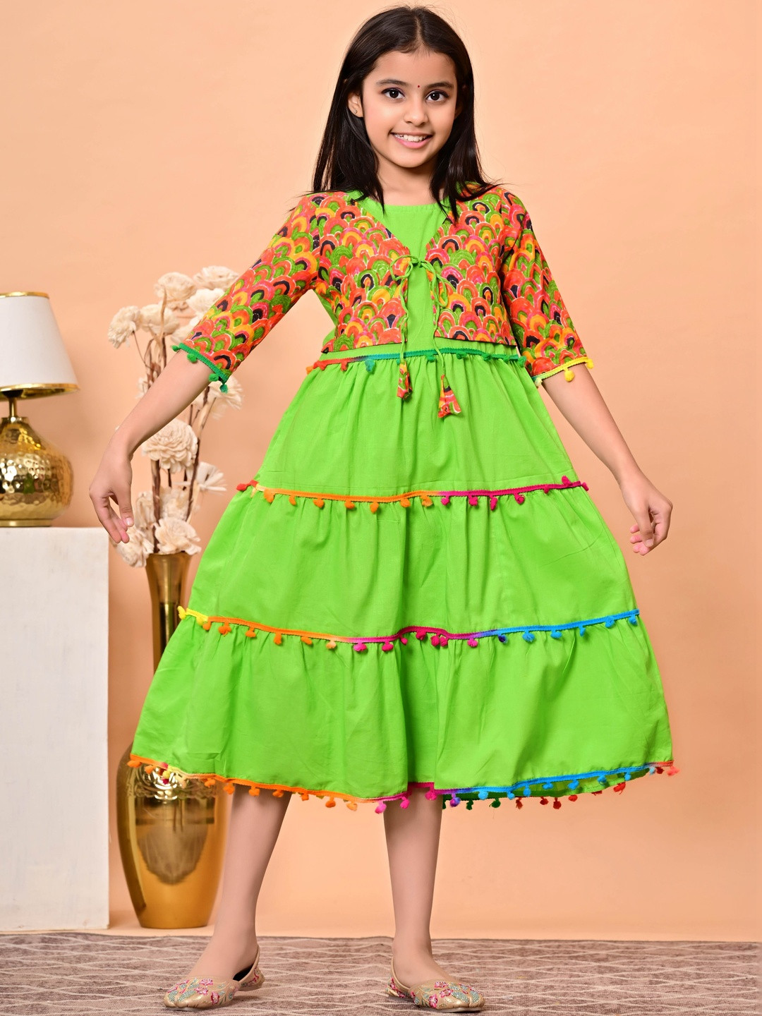 Flyfinns Print A-Line Dress