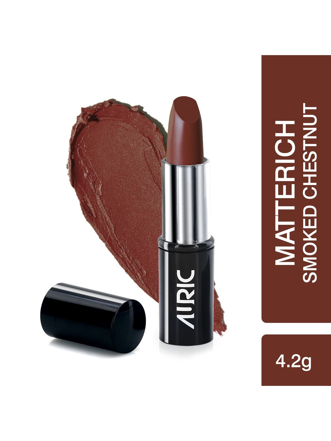 Auric Beauty MatteRich Lipstick - Smoked Chestnut - 4.2 g