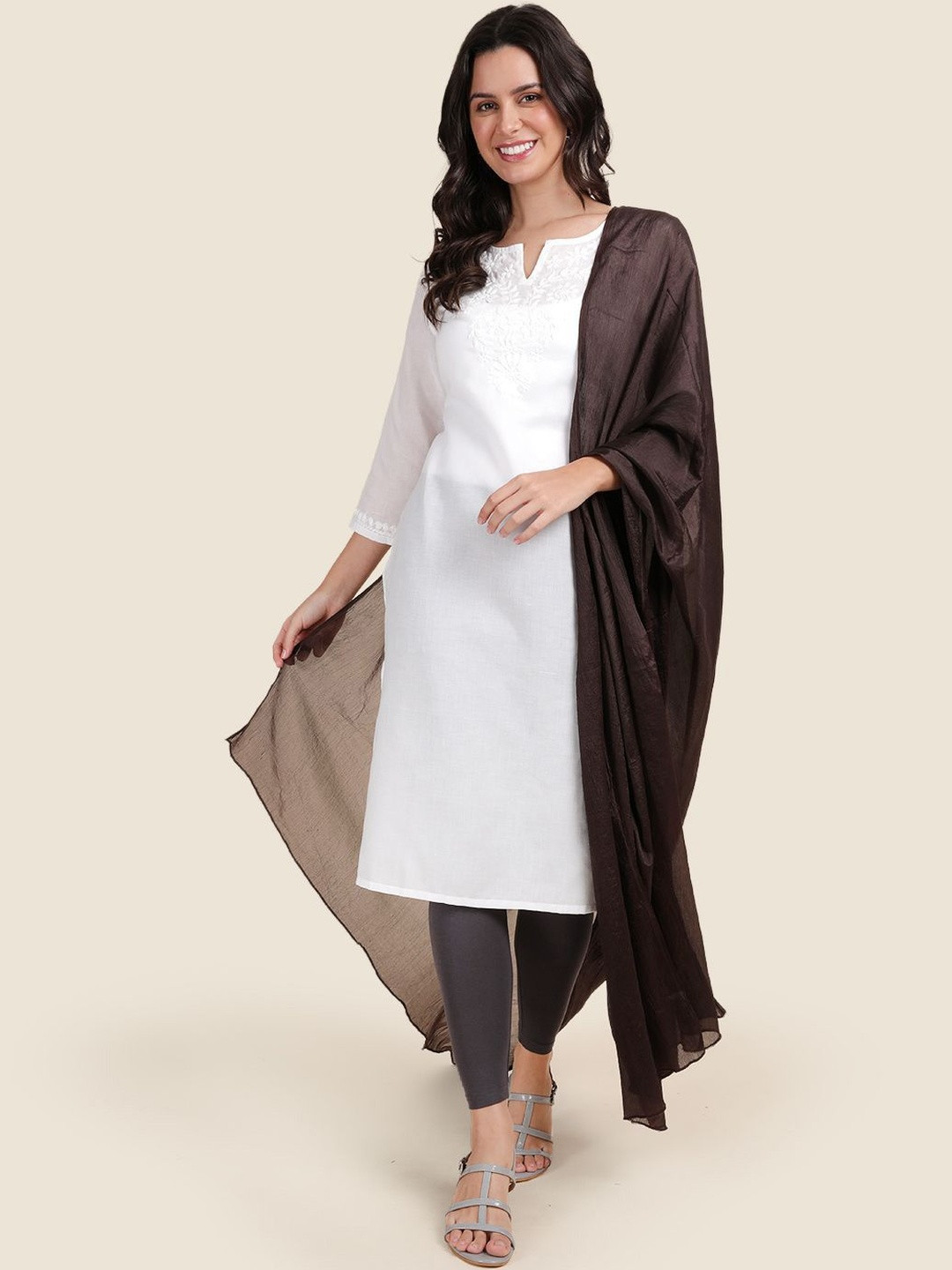 TWIN BIRDS Women Lightweight Nylon Shimmer Shawl