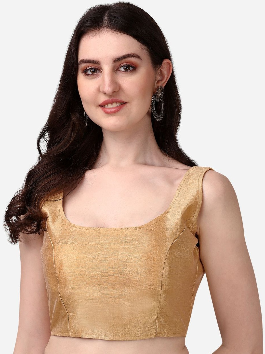 PUJIA MILLS Square Neck Saree Blouse