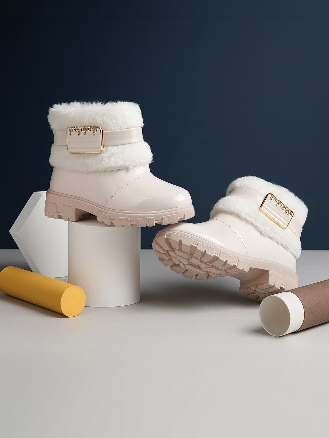 CST Lifestyle Girls Block-Heeled Winter Boots