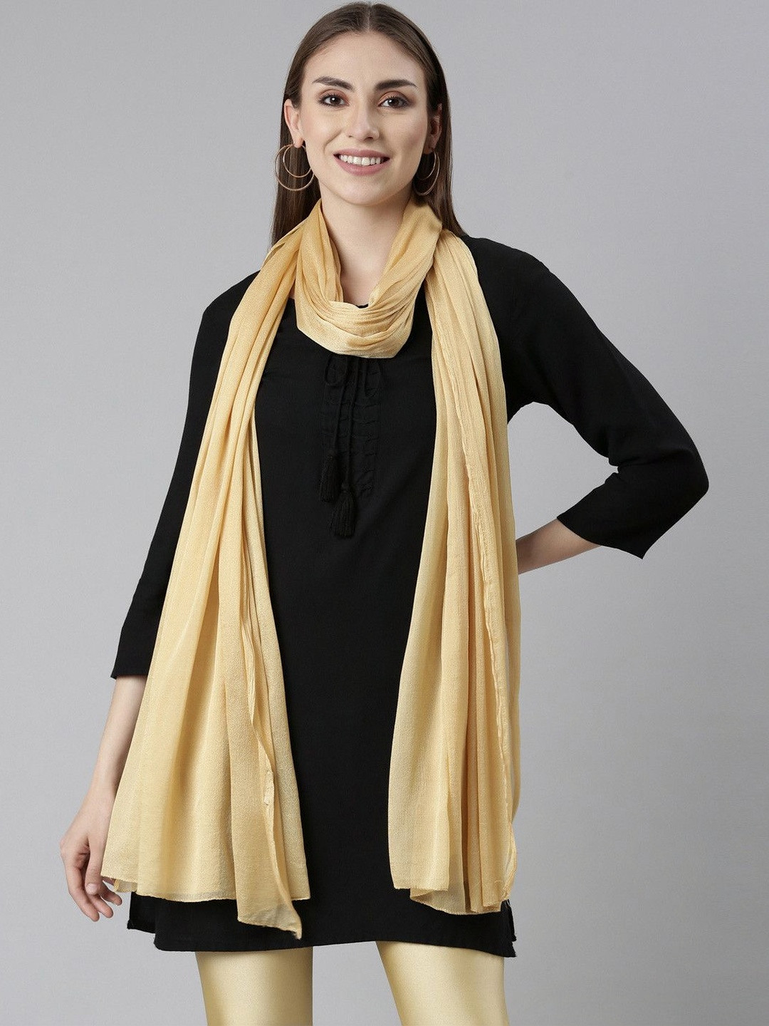 TWIN BIRDS Women Lightweight Nylon Shimmer Shawl