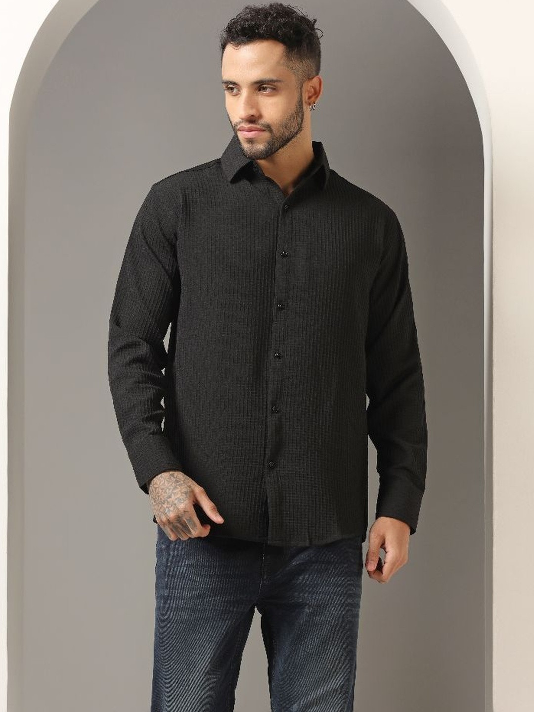 LERIYA FASHION Men Casual Shirt