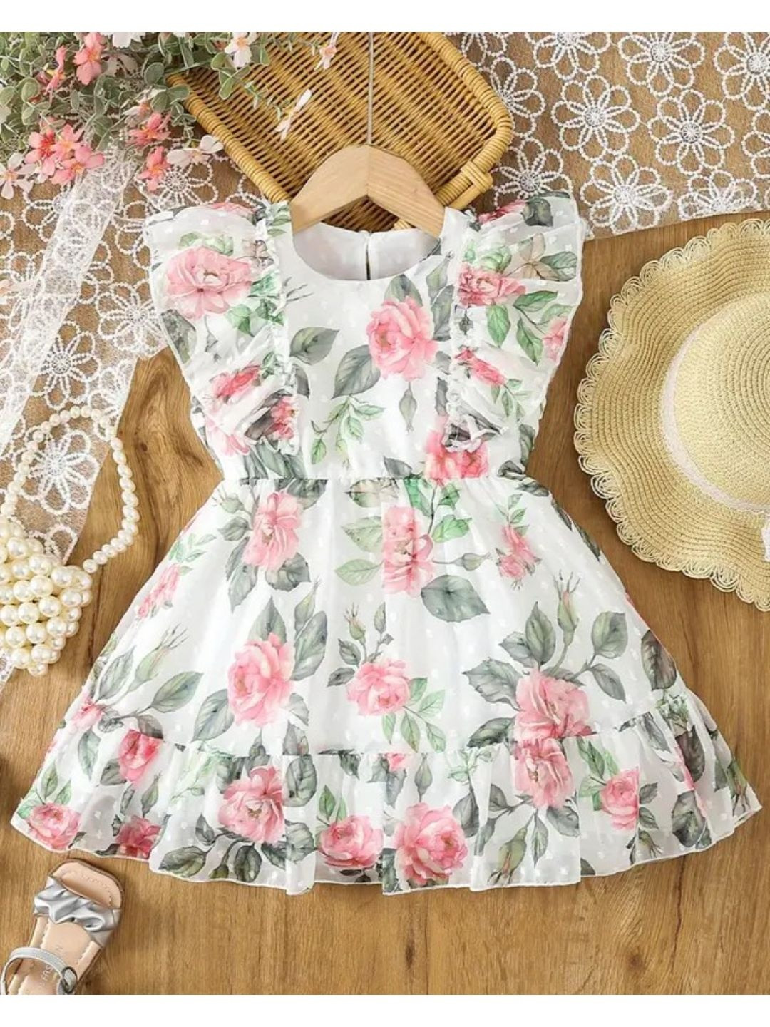 BAESD Floral Print Fit & Flare Dress