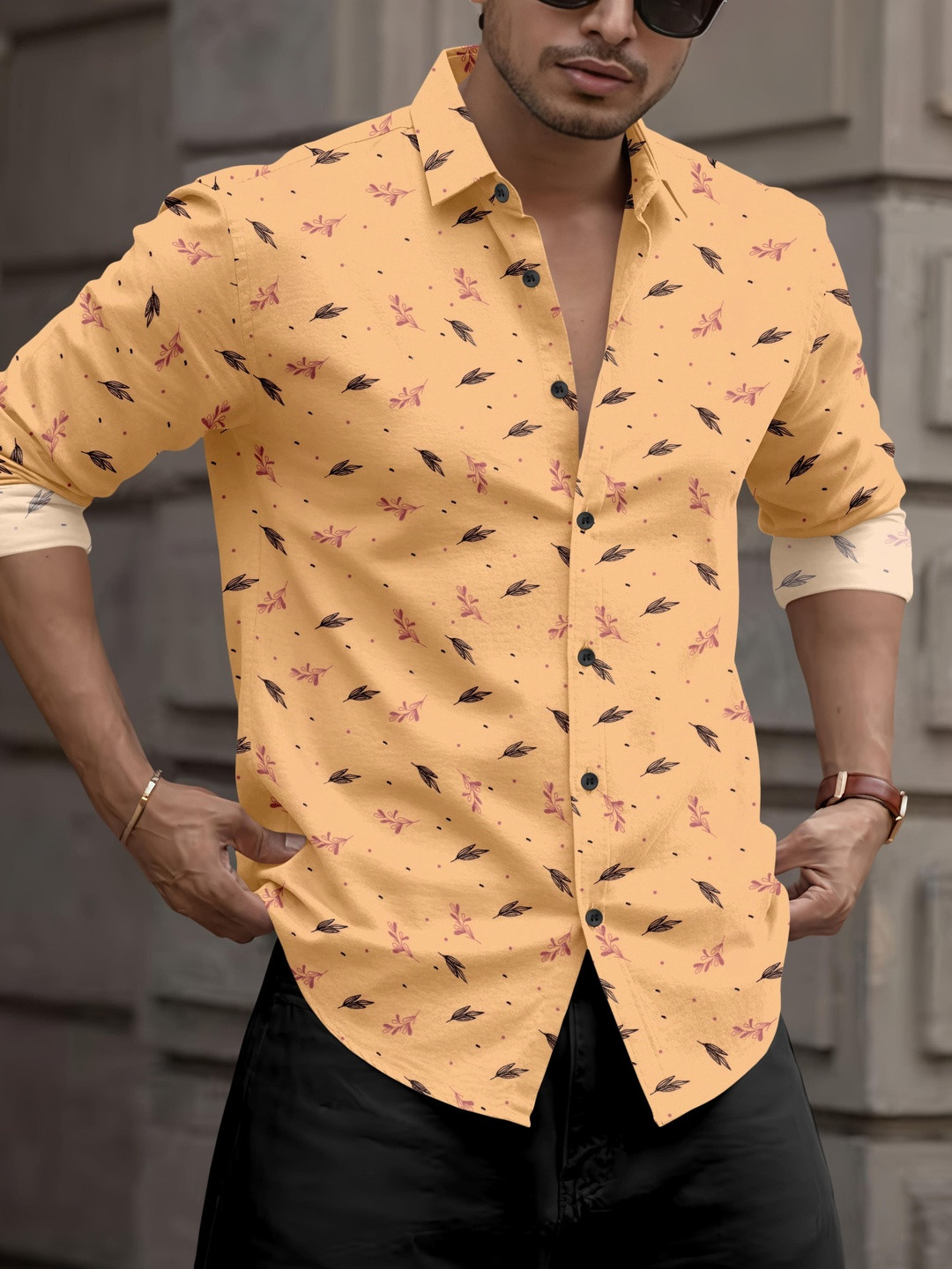 SANBROS Men Comfort Printed Casual Shirt