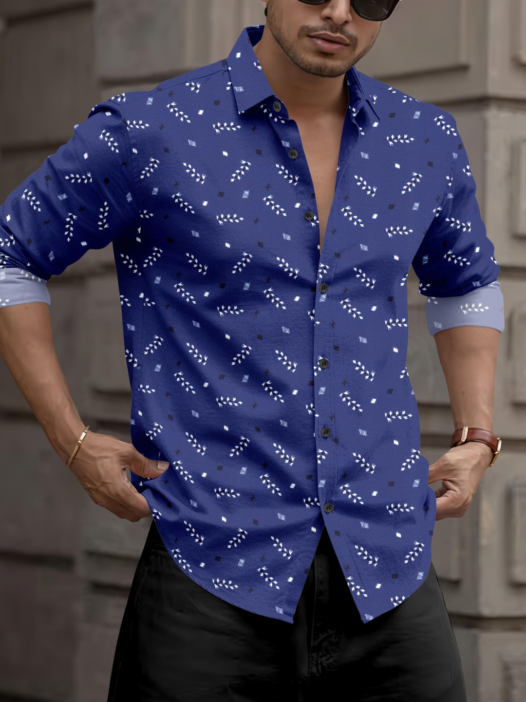 SANBROS Men Comfort Printed Casual Shirt