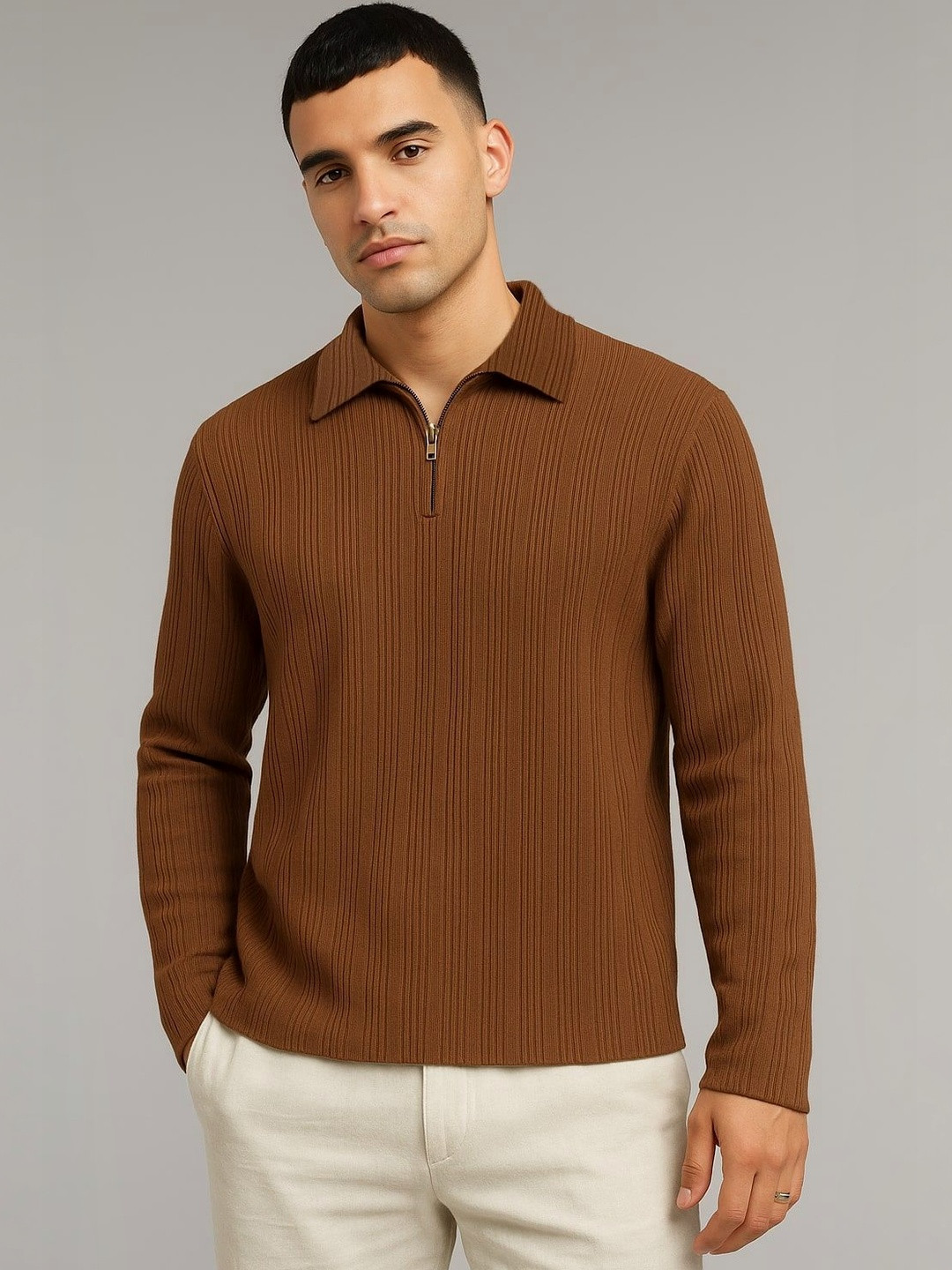 The Dry State Men Polo Collar T-shirt